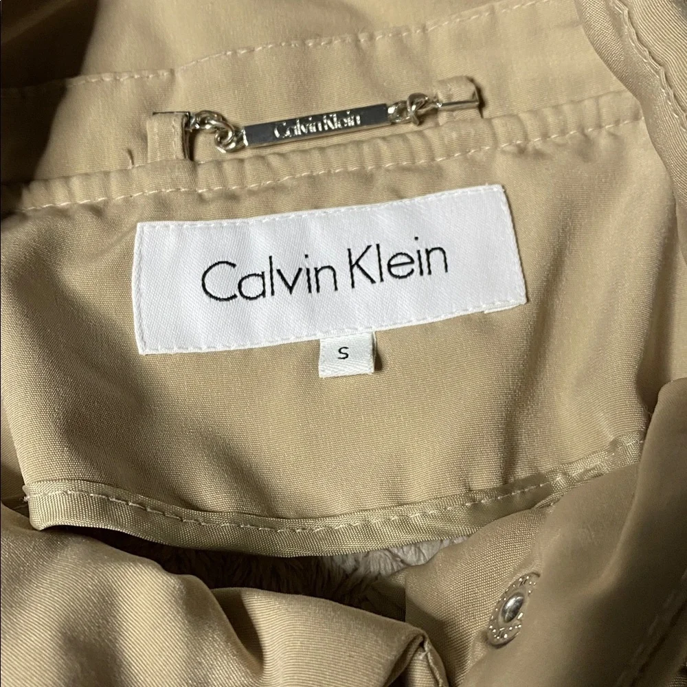 Women’s Calvin Klein Quilted Tan Utility Jacket